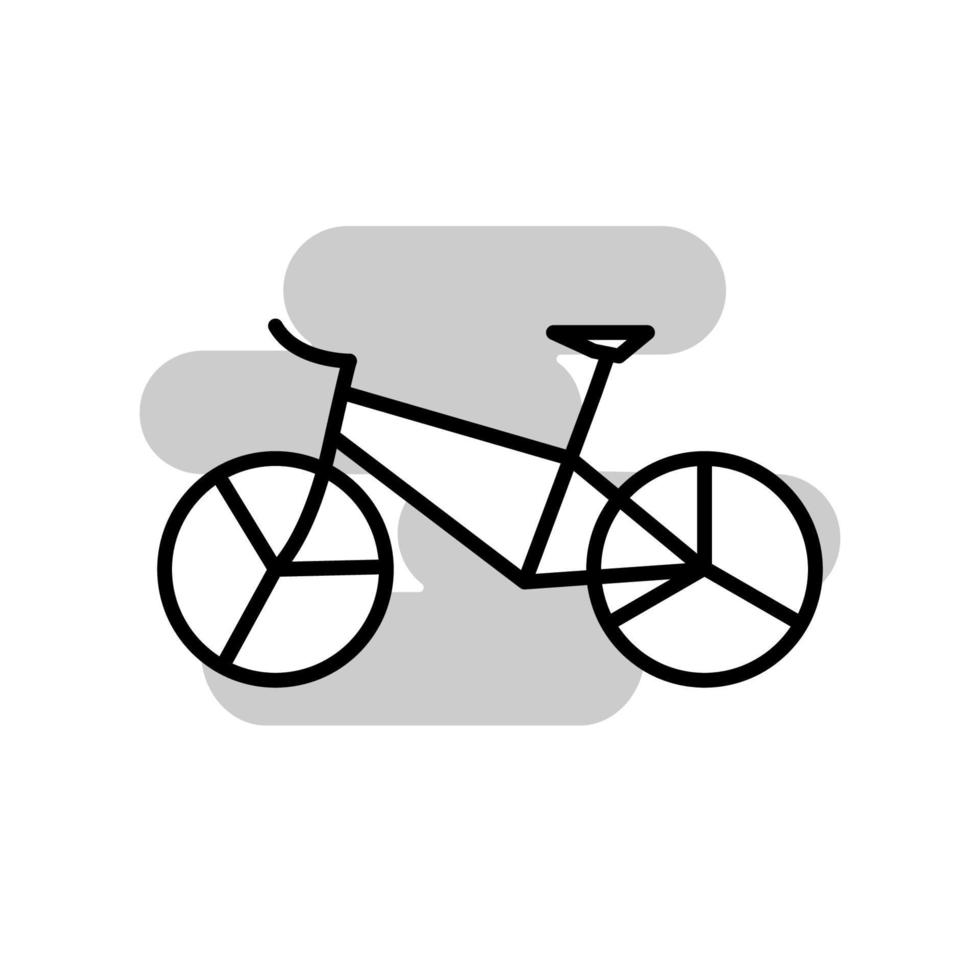 illustration graphique vectoriel de l'icône de vélo