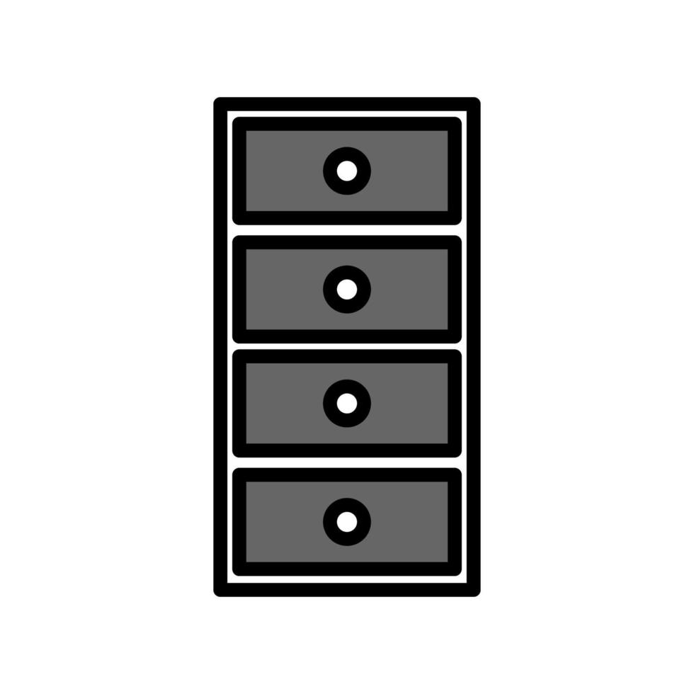 illustration graphique vectoriel de l'icône du cabinet