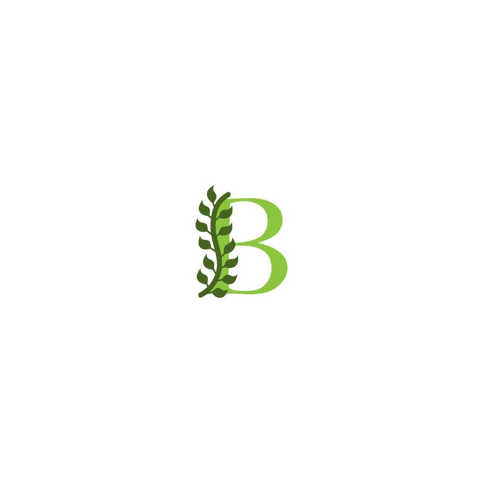 lettre b logo conception d'illustration vectorielle vecteur