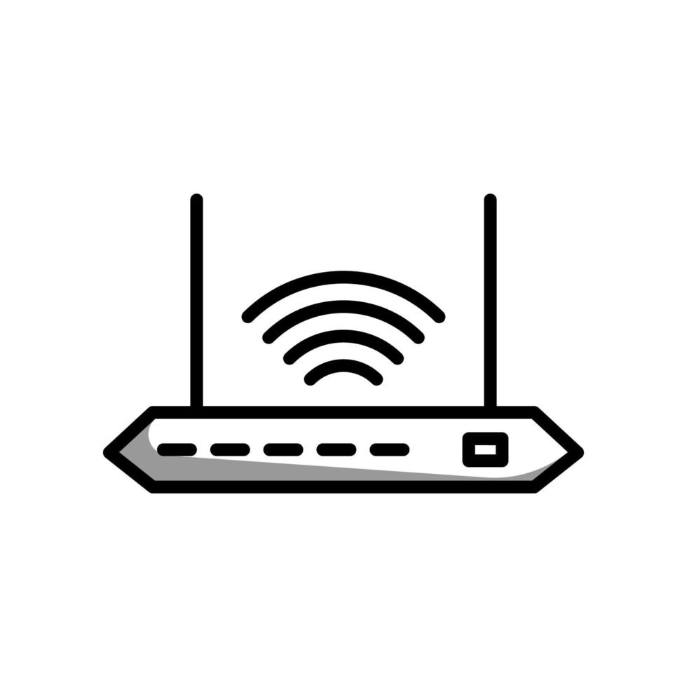 illustration graphique vectoriel de l'icône du routeur