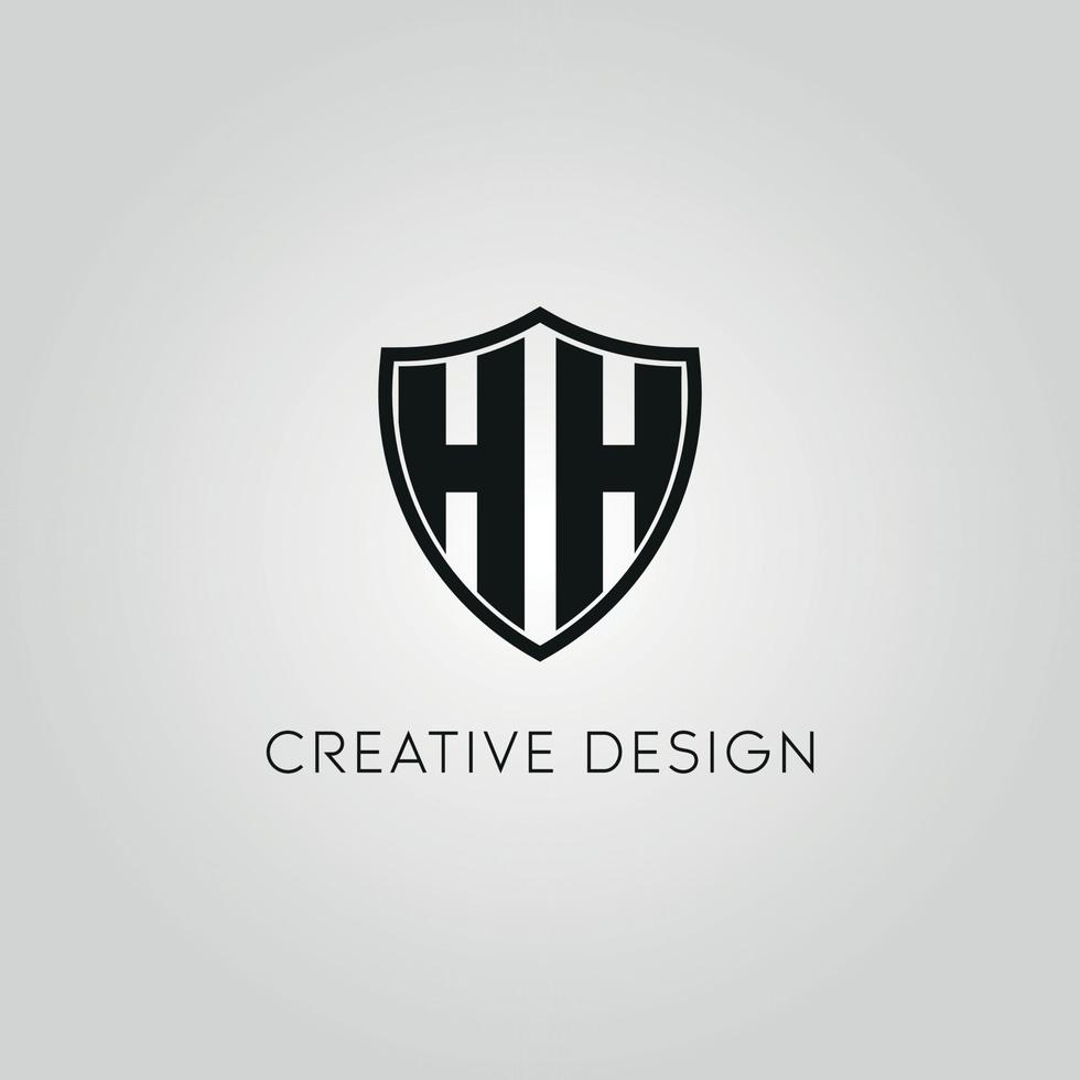 lettre hh logo design fichier vectoriel gratuit.