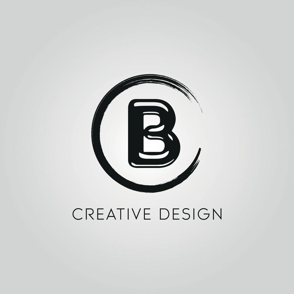 lettre b logo design fichier vectoriel gratuit,