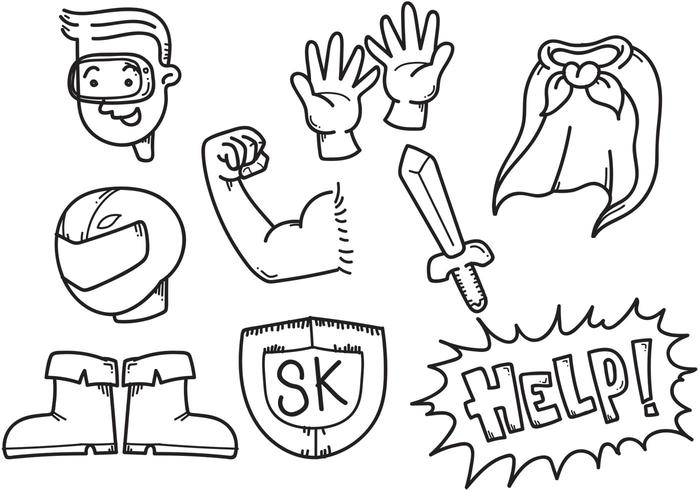 Superkids Boy Vectors