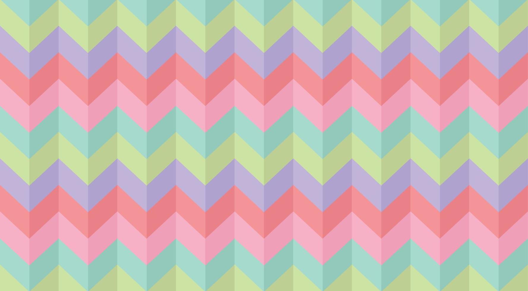 motif géométrique en zigzag à chevrons. illustration vectorielle pastel vecteur