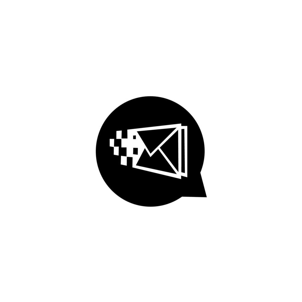 icône de message, icône de message plat, icône de vecteur sms. illustration vectorielle sur fond blanc.