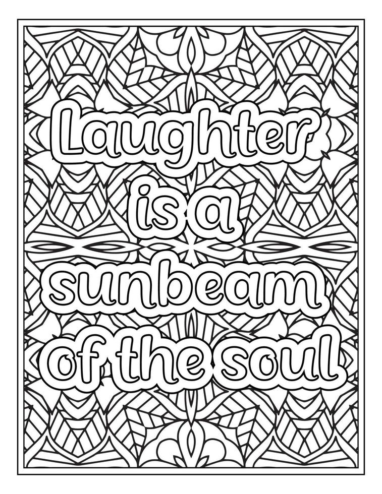 citations de sciage d'humeur page de livre de coloriage pour adulte vecteur