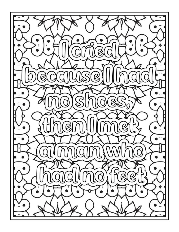 citations de gratitude livre de coloriage pour adulte vecteur