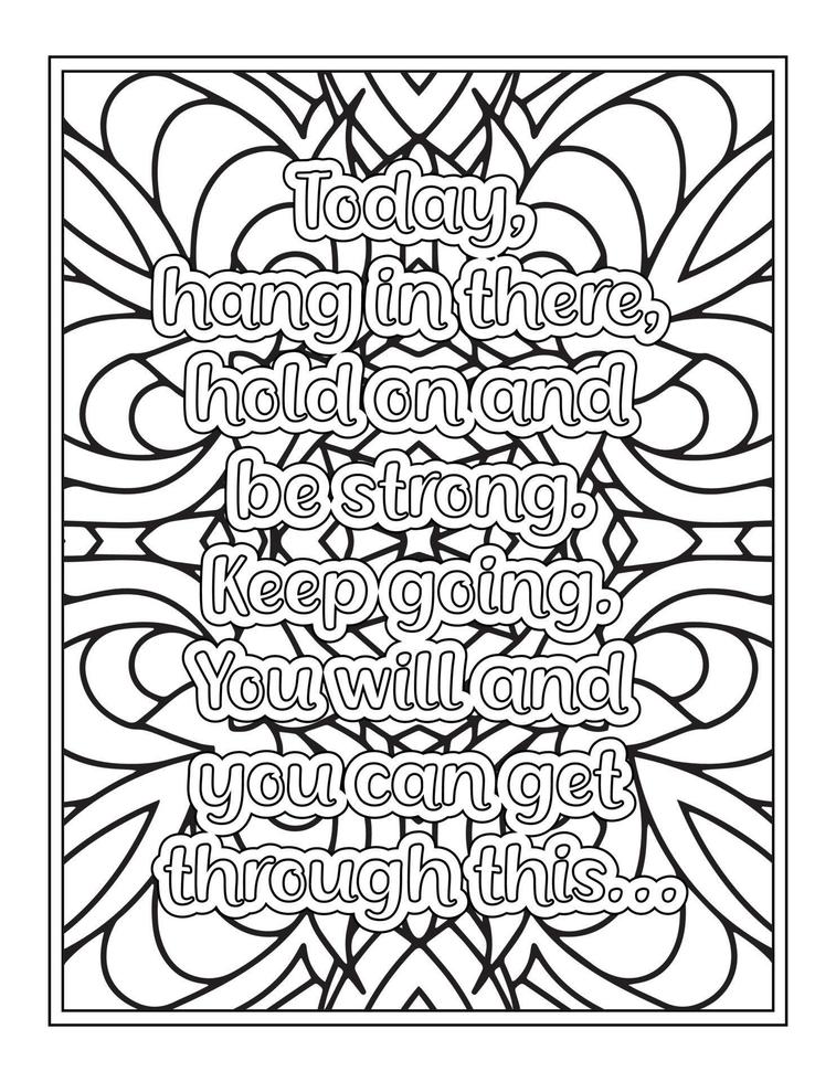 Coloriage de citations de femmes fortes pour livre de coloriage vecteur