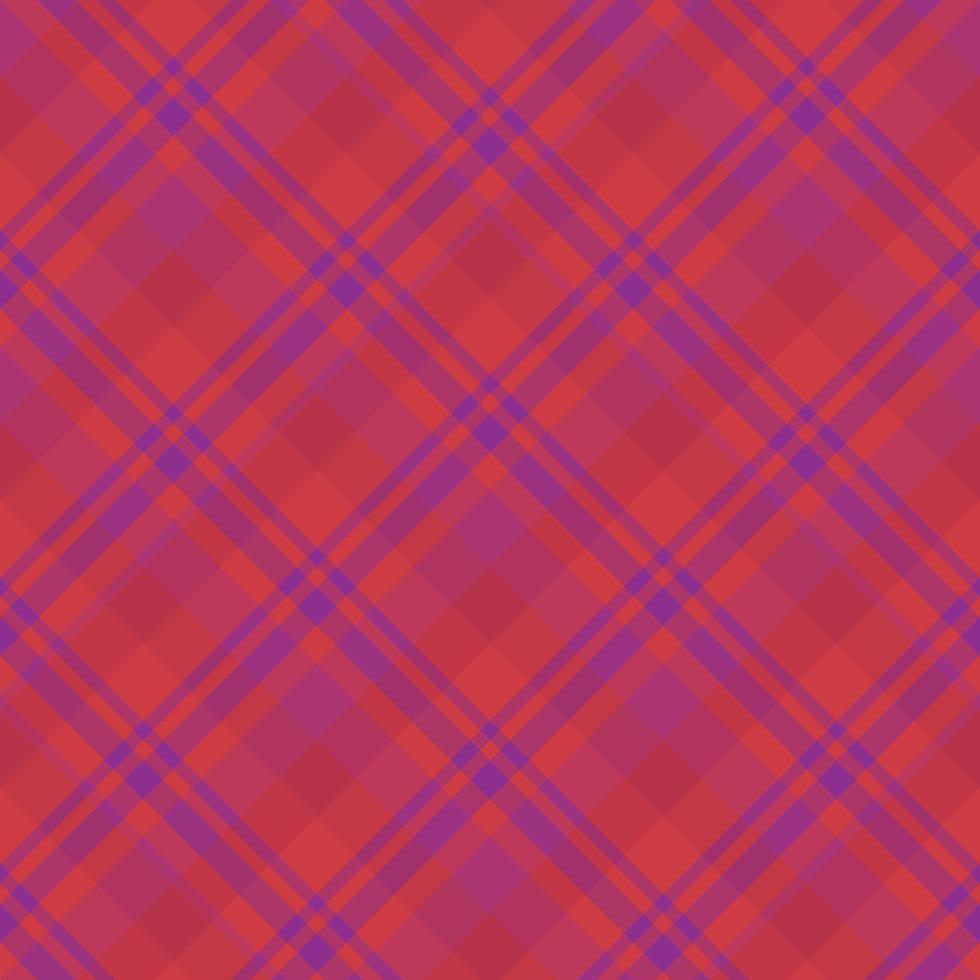 motif sans couture dans des couleurs écarlates et violettes vives pour plaid, tissu, textile, vêtements, nappe et autres choses. image vectorielle. 2 vecteur