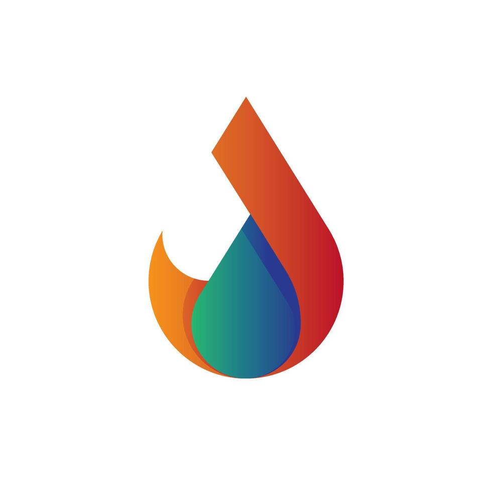 logo de l'énergie du feu vecteur