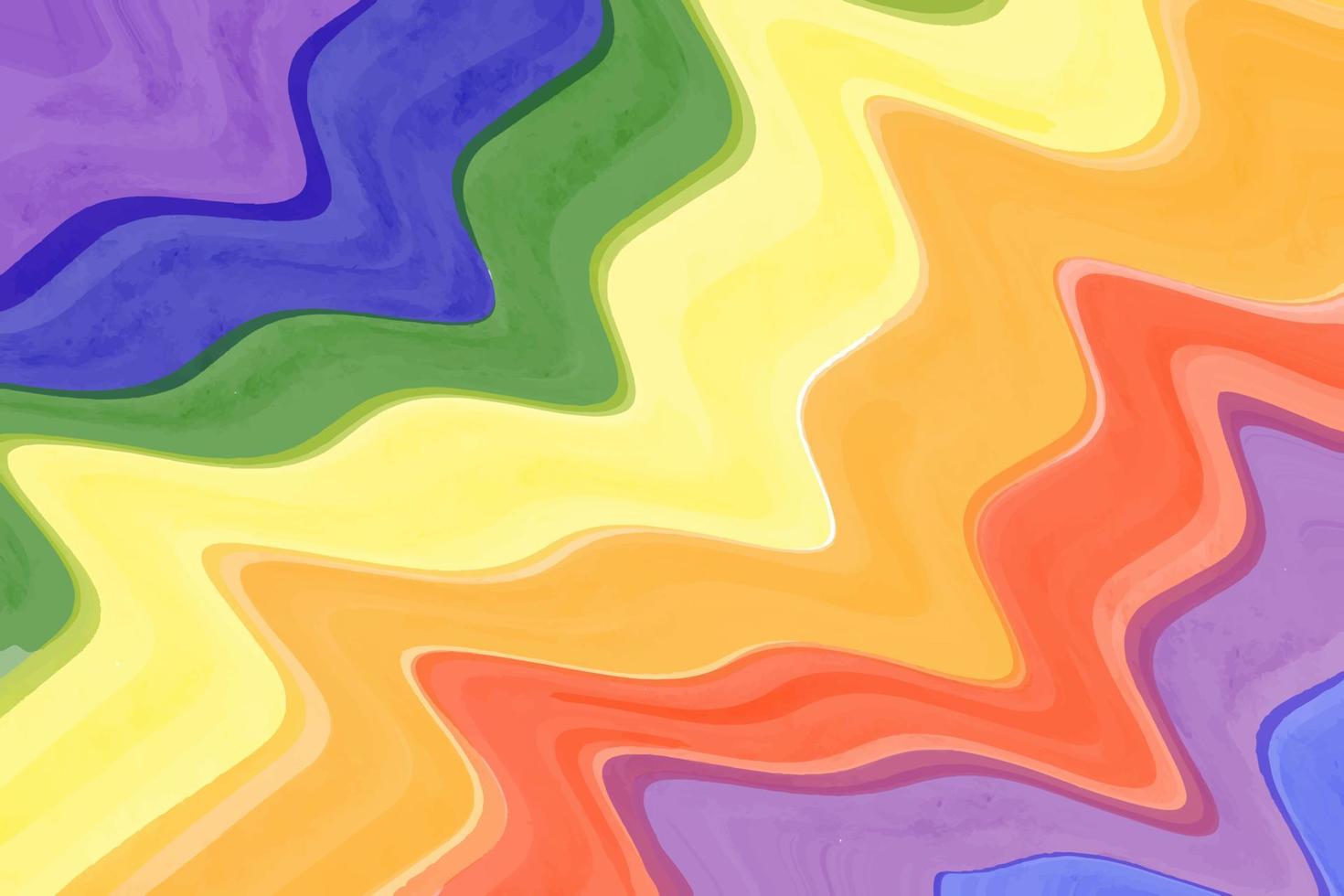 arrière-plan aquarelle de couleurs de fierté abstraite. illustration vectorielle eps10. vecteur