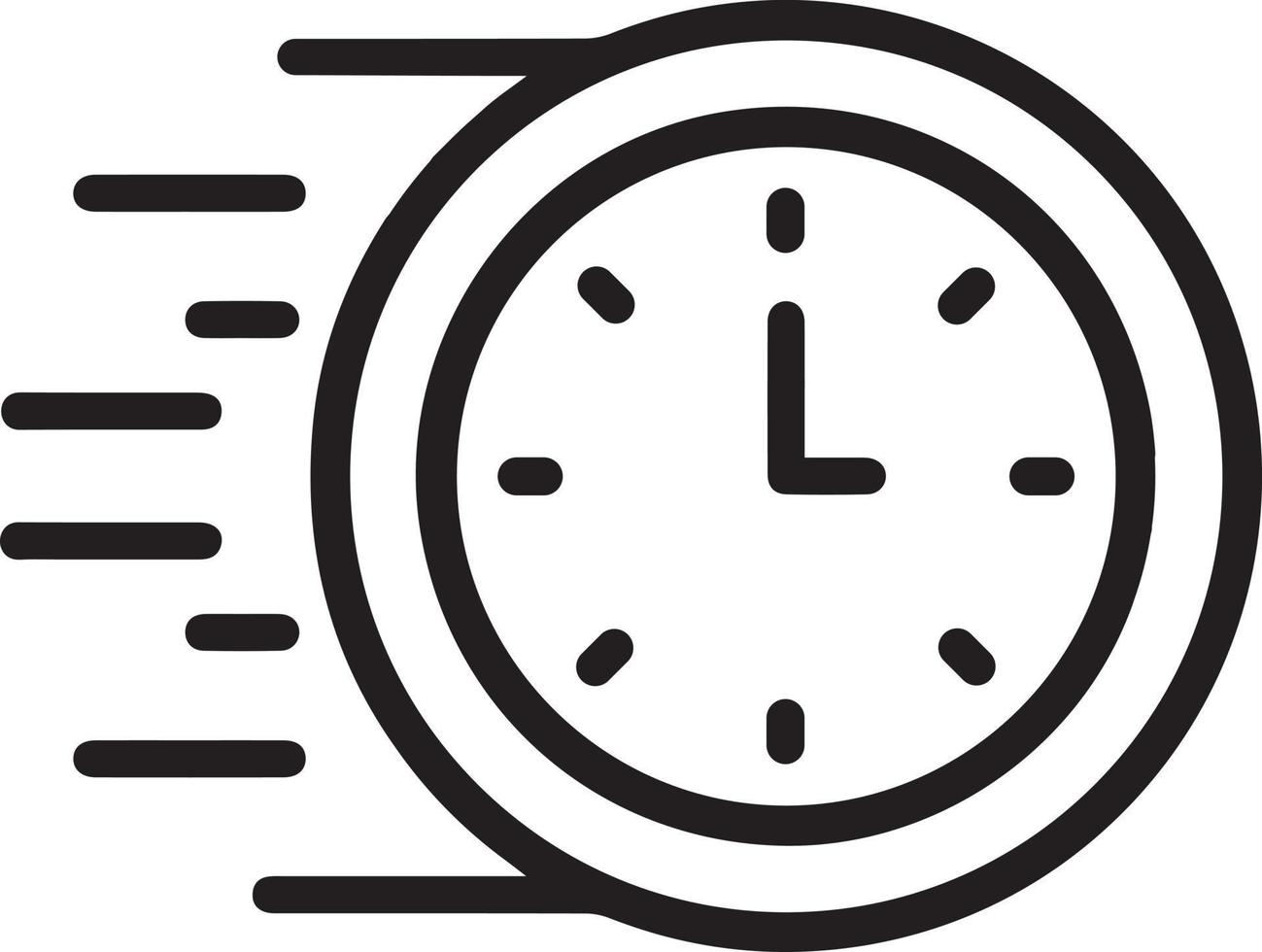 symbole du chronomètre. vecteur de compte à rebours