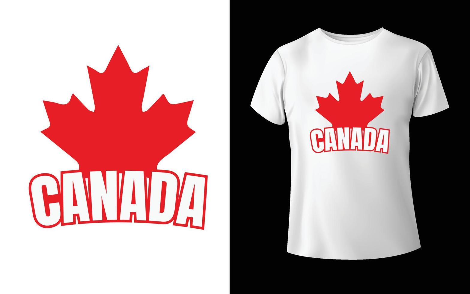 conception de t-shirt joyeuse fête du canada t-shirt de vecteur de la fête du canada conception de feuille du canada conception de t-shirt canada