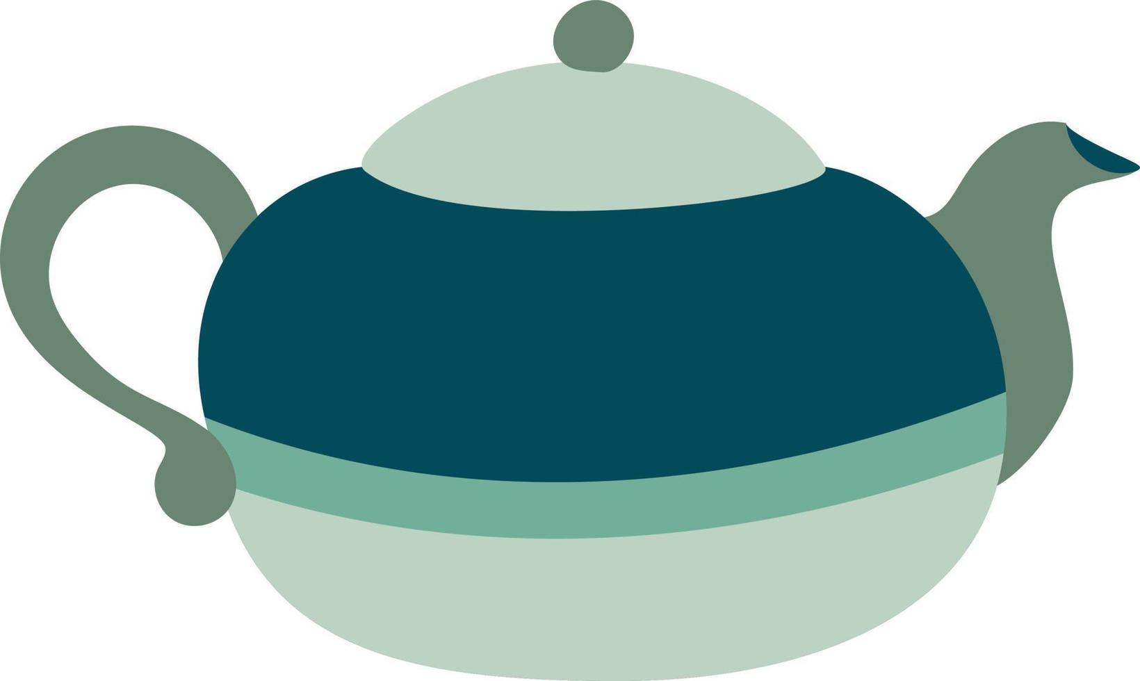 bouilloire pour thé et café. vecteur