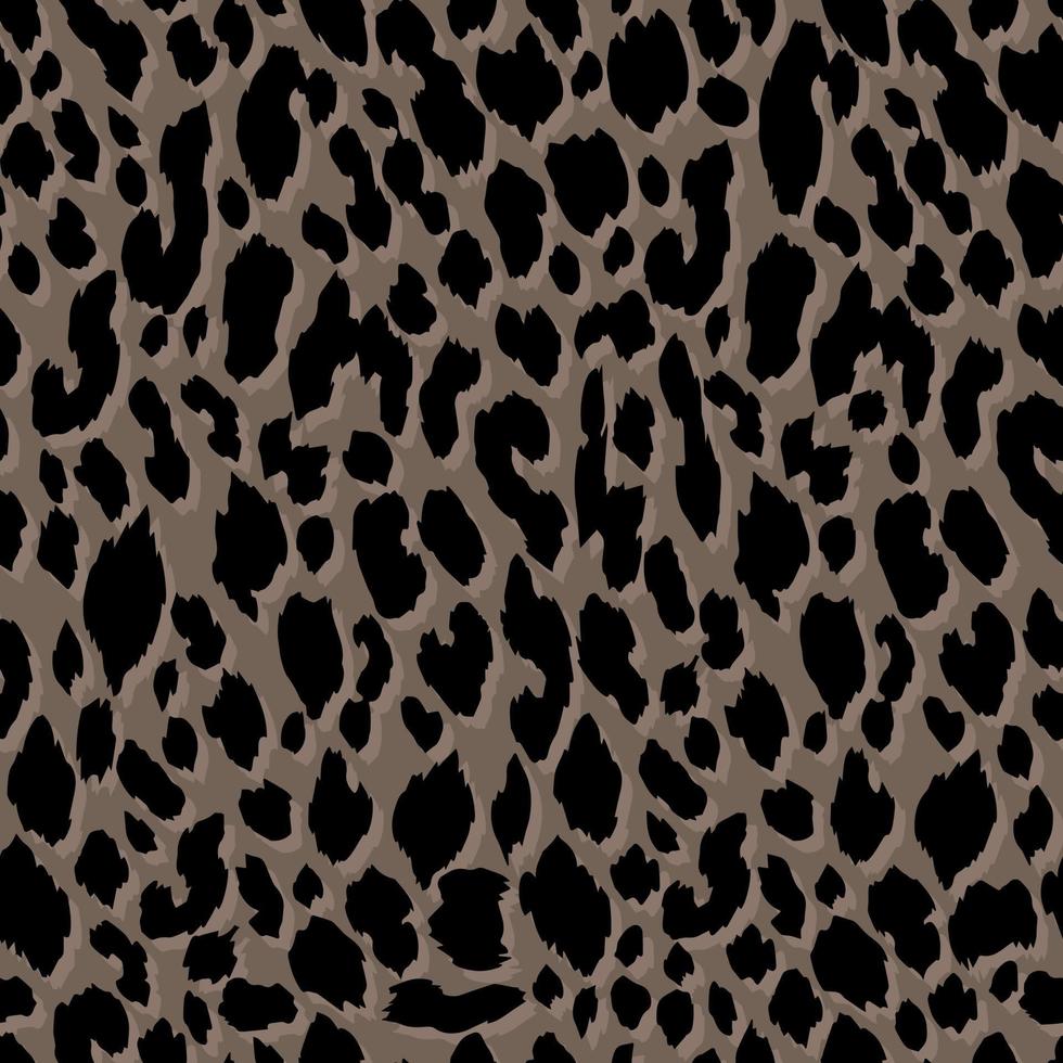 motif abstrait de seamles de vecteur de peau de léopard. taches de pinceau et arrière-plans irréguliers. impression abstraite de peau d'animal sauvage. conception géométrique irrégulière simple.