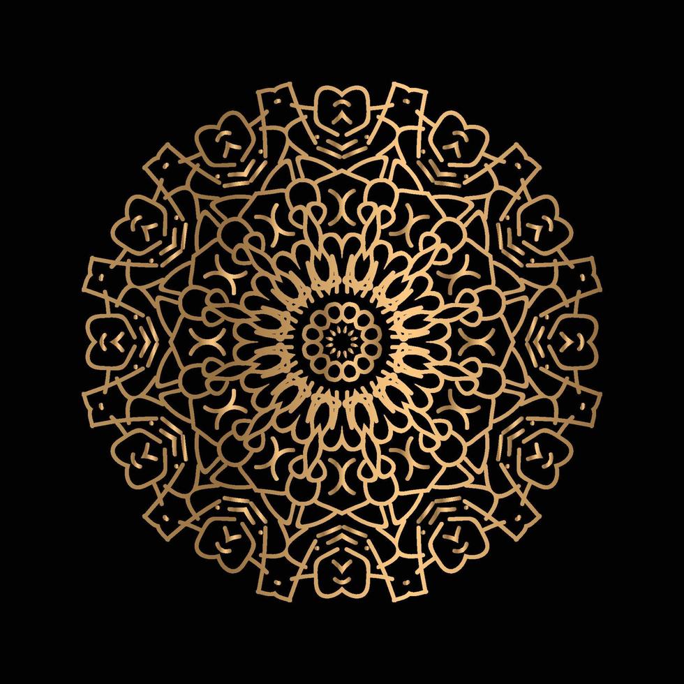 conception de fond de logo art fleur mandala vecteur