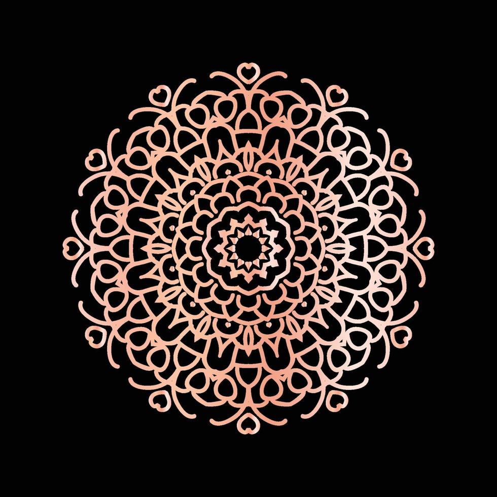 conception de fond de logo art fleur mandala vecteur