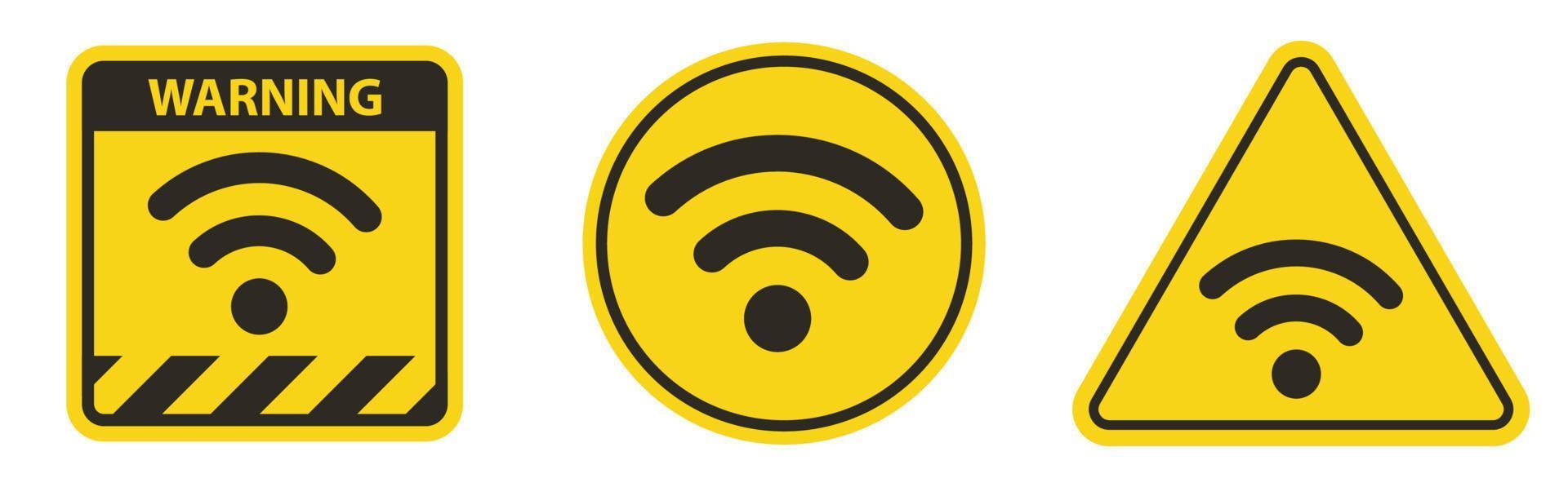 symbole wifi du réseau sans fil vecteur