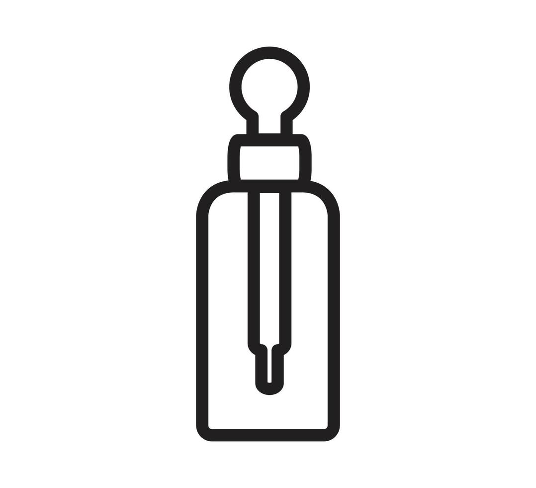 modèle de conception de logo vectoriel icône pipette