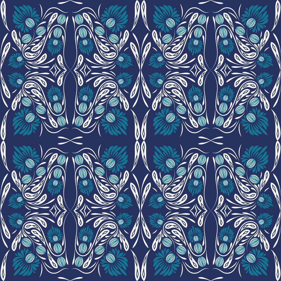 folklorique fleurs impression floral motif ethnique art vecteur