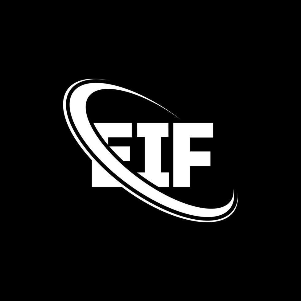 logo du fei. lettre fei. création de logo de lettre eif. initiales logo eif lié avec cercle et logo monogramme majuscule. typographie eif pour la technologie, les affaires et la marque immobilière. vecteur