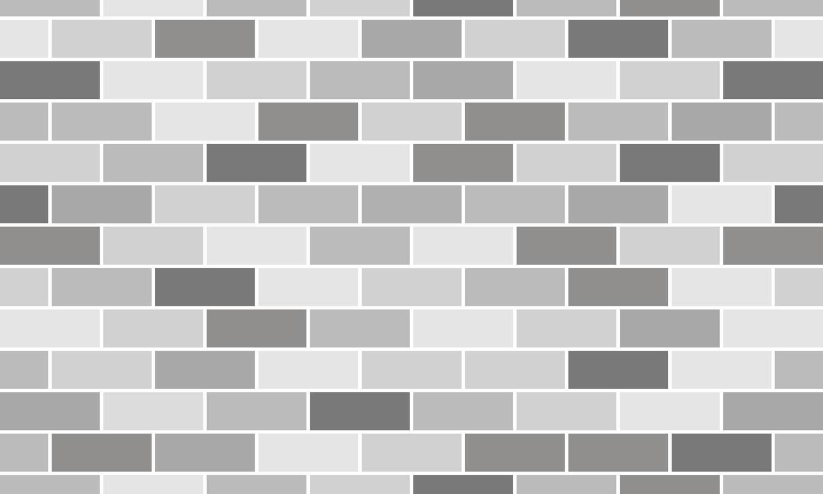 brique différentes nuances de gris mur fond simple. modèle sans couture vecteur