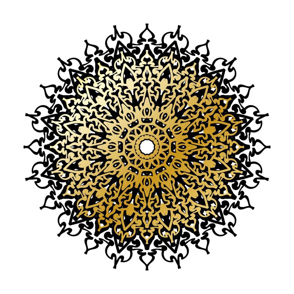 vecteur rond cercle abstrait. style mandala de luxe.