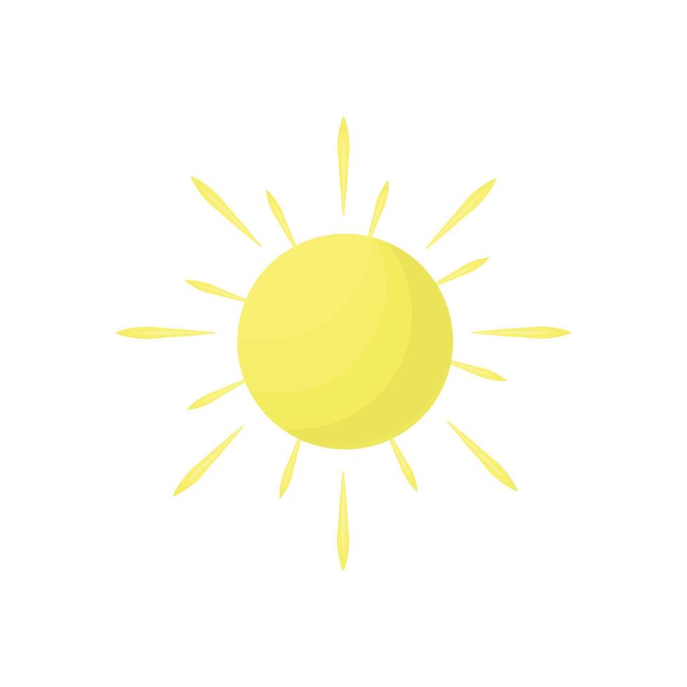 illustration vectorielle du soleil vecteur