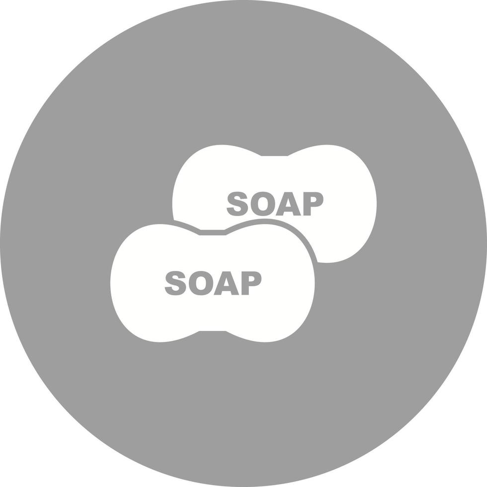 icône de fond de cercle de savon vecteur