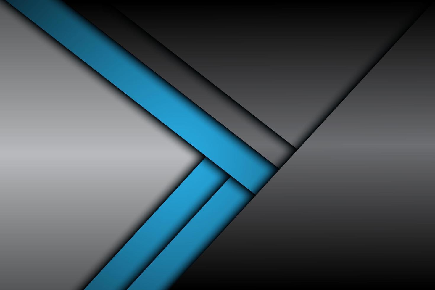 direction de chevauchement métallique gris bleu abstrait avec fond futuriste moderne de conception d'espace vide. vecteur eps10