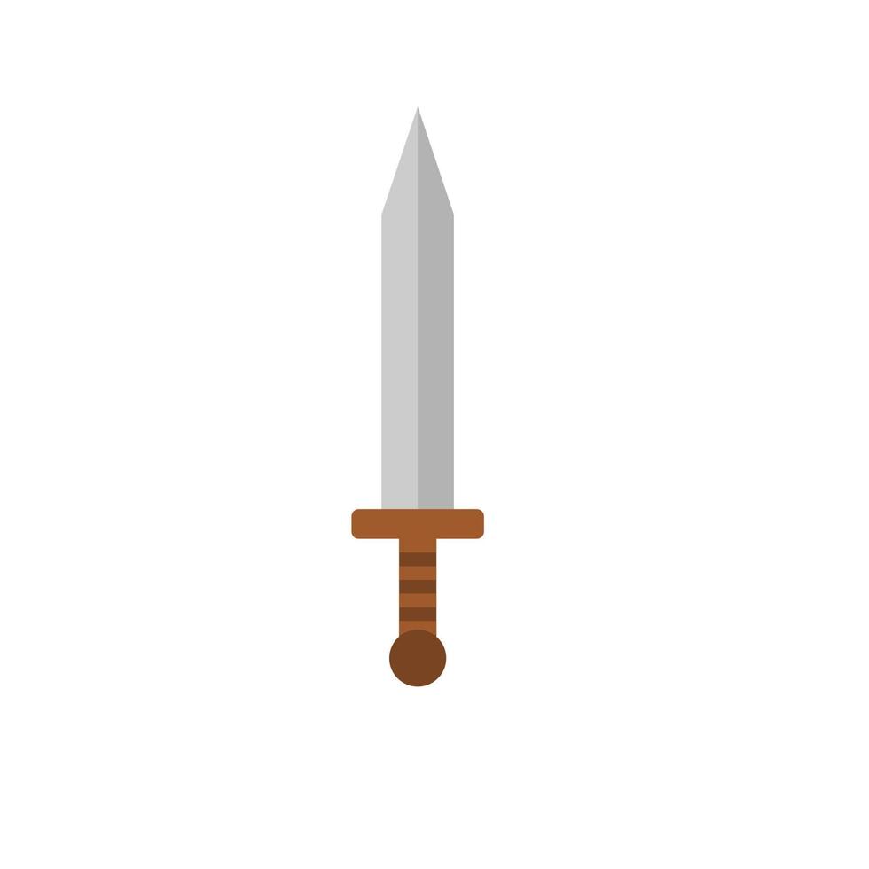 icône de l'épée. illustration d'épée de guerrier vecteur