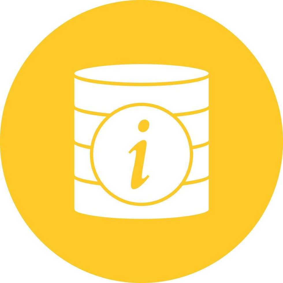 icône de fond de cercle d'informations de données vecteur