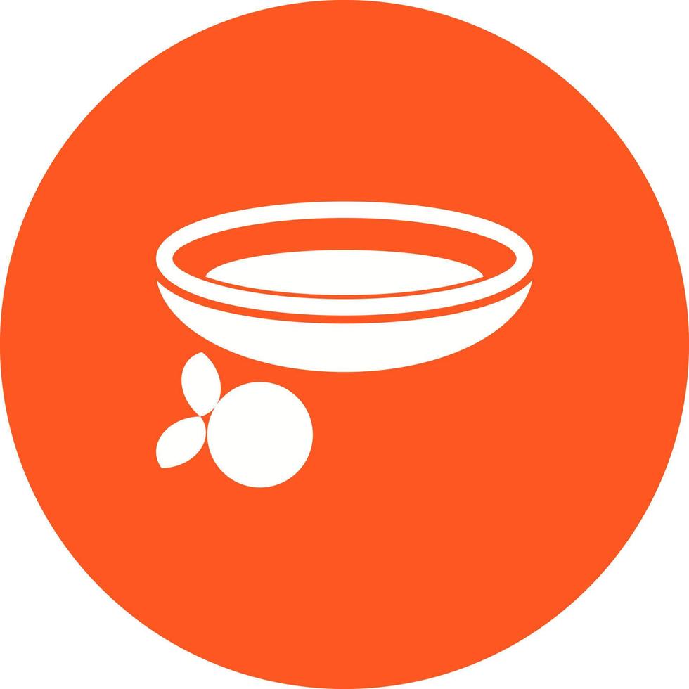 icône de fond de cercle de sauce aux canneberges vecteur