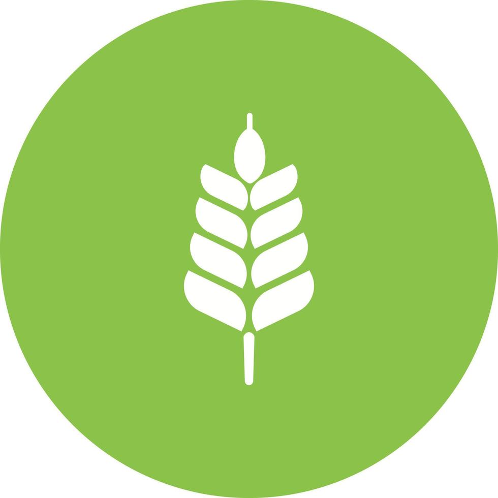 icône de fond de cercle de blé vecteur