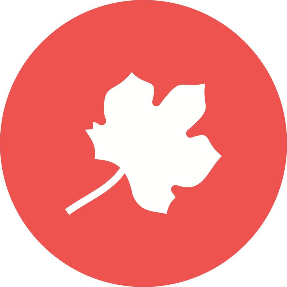 icône de fond cercle feuille automne vecteur
