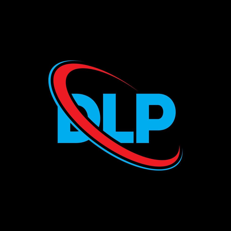 logo dpl. lettre dlp. création de logo de lettre dlp. initiales logo dlp liées avec un cercle et un logo monogramme majuscule. typographie dlp pour la technologie, les affaires et la marque immobilière. vecteur