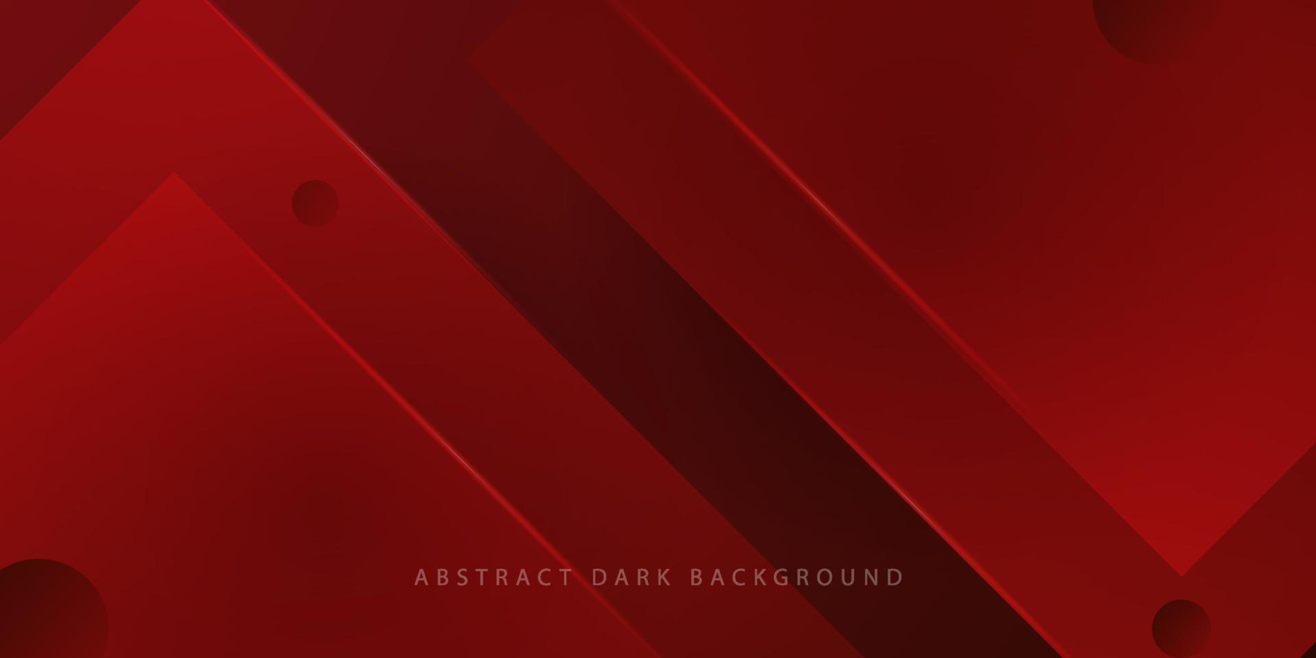 abstrait illustration dégradé rouge foncé avec un look 3d et un motif simple. design cool et vecteur de luxe.eps10