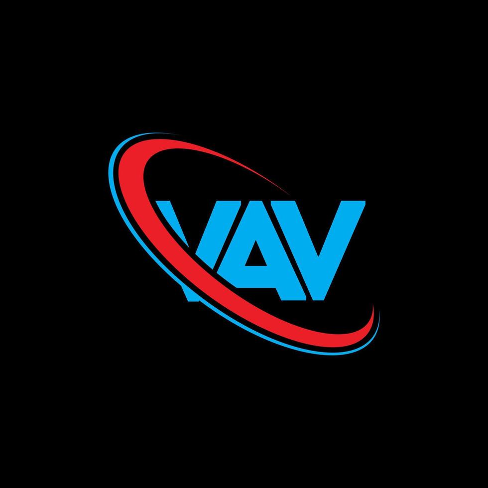 logo vav. lettre vav. création de logo de lettre vav. initiales vav logo lié avec cercle et logo monogramme majuscule. typographie vav pour la technologie, les affaires et la marque immobilière. vecteur