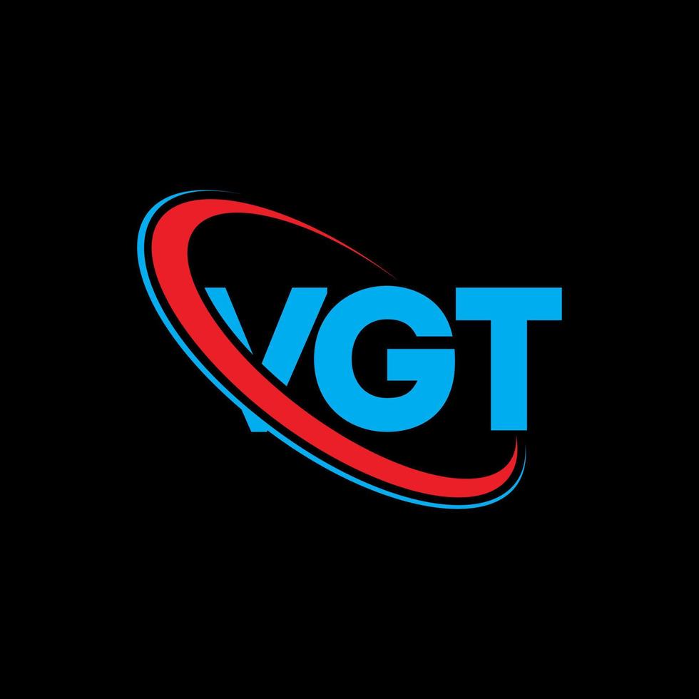 logo vgt. lettre vgt. création de logo de lettre vgt. initiales vgt logo lié avec cercle et logo monogramme majuscule. typographie vgt pour la technologie, les affaires et la marque immobilière. vecteur