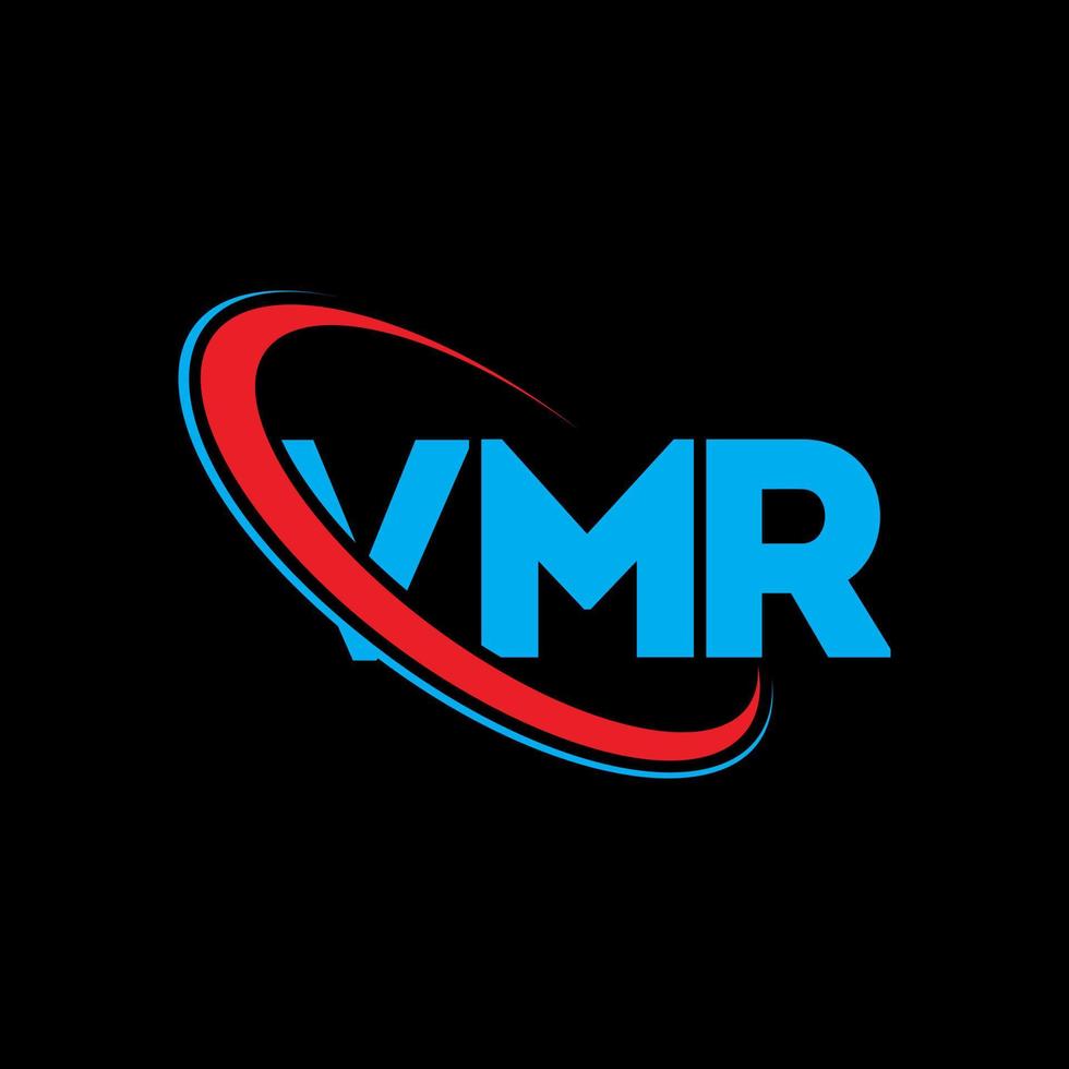 logo VMR. lettre vmr. création de logo de lettre vmr. initiales logo vmr liées par un cercle et un logo monogramme majuscule. typographie vmr pour la technologie, les affaires et la marque immobilière. vecteur