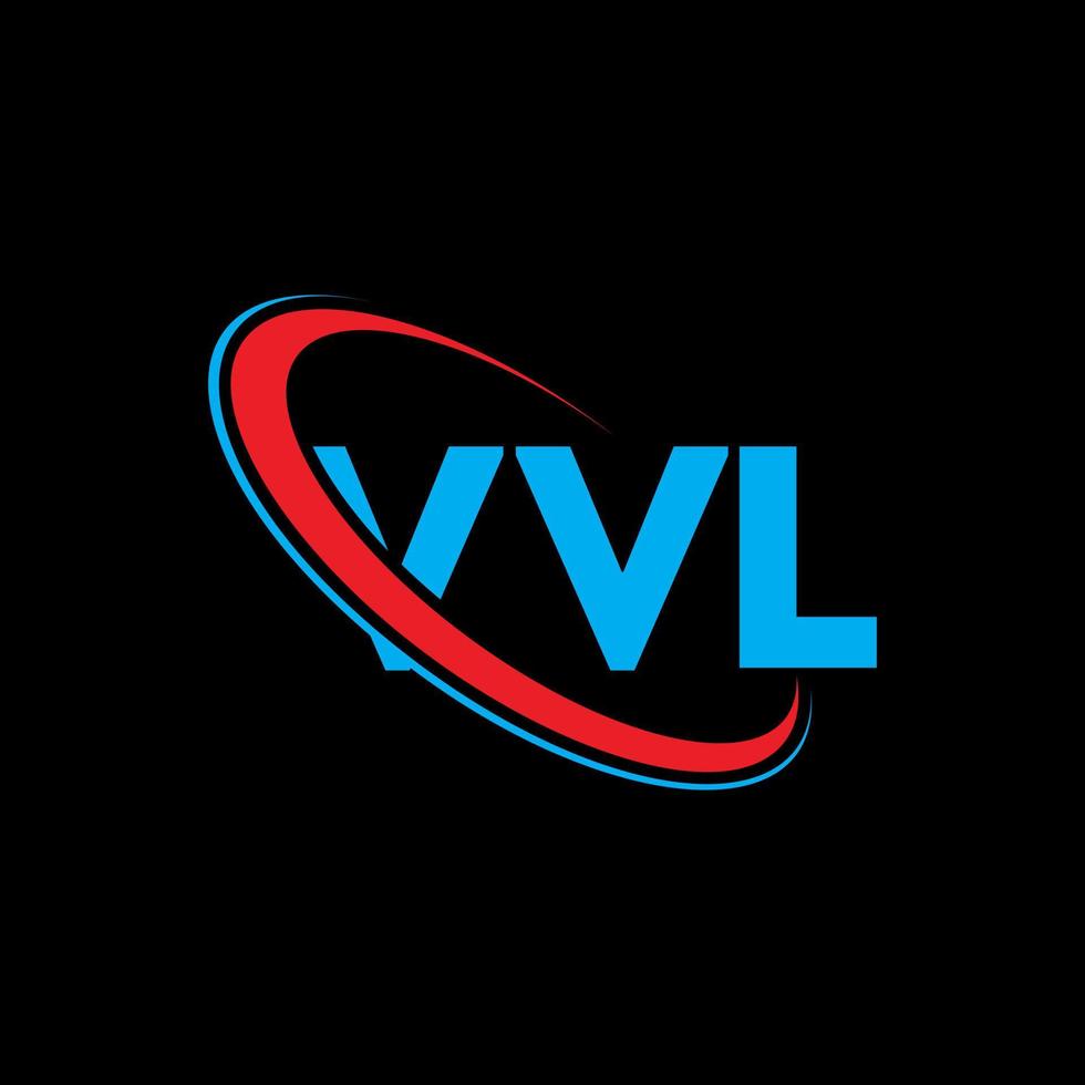 logo VVL. lettre vvl. création de logo de lettre vvl. initiales vvl logo lié avec cercle et logo monogramme majuscule. typographie vvl pour la technologie, les affaires et la marque immobilière. vecteur