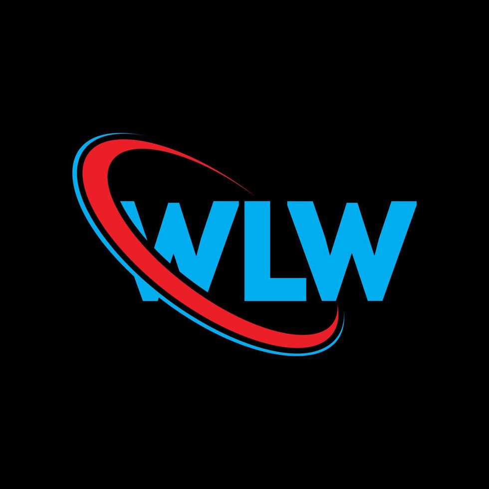 logo wwl. ww lettre. création de logo de lettre wlw. initiales logo wlw liées avec un cercle et un logo monogramme majuscule. typographie wlw pour la technologie, les affaires et la marque immobilière. vecteur