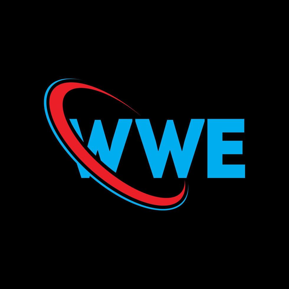 logo wwe. wwe lettre. création de logo de lettre wwe. initiales wwe logo lié avec cercle et logo monogramme majuscule. typographie wwe pour la technologie, les affaires et la marque immobilière. vecteur