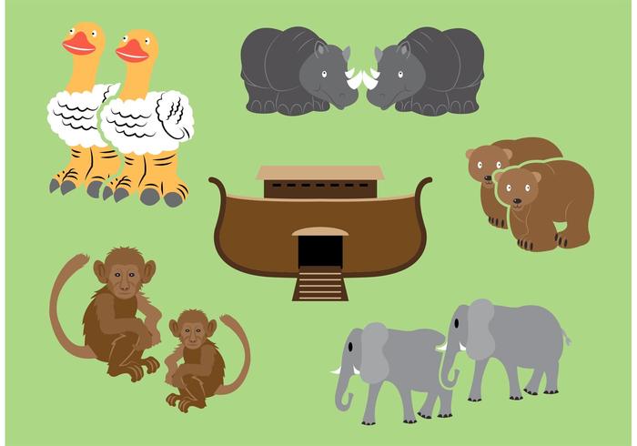 Arc Vector With Animals By Two