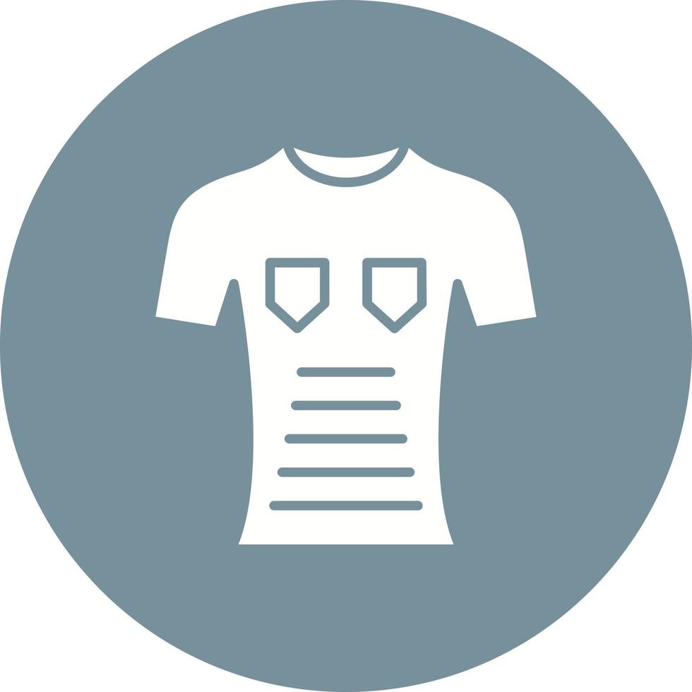 icône de fond cercle glyphe t shirt vecteur