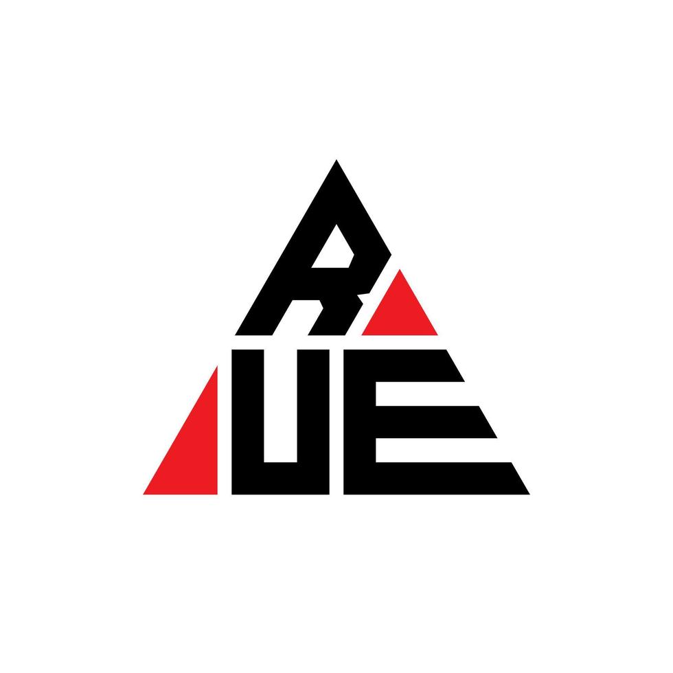 création de logo de lettre triangle rue avec forme de triangle. monogramme de conception de logo rue triangle. modèle de logo vectoriel rue triangle avec couleur rouge. logo triangulaire rue logo simple, élégant et luxueux.