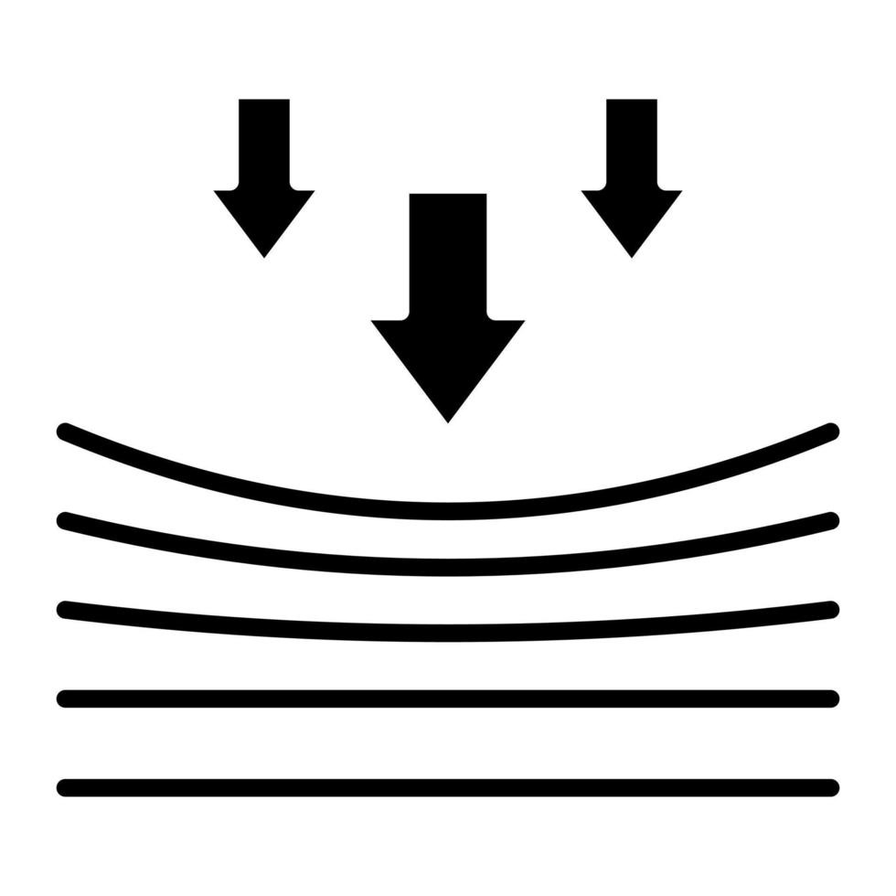 icône de glyphe de résilience vecteur