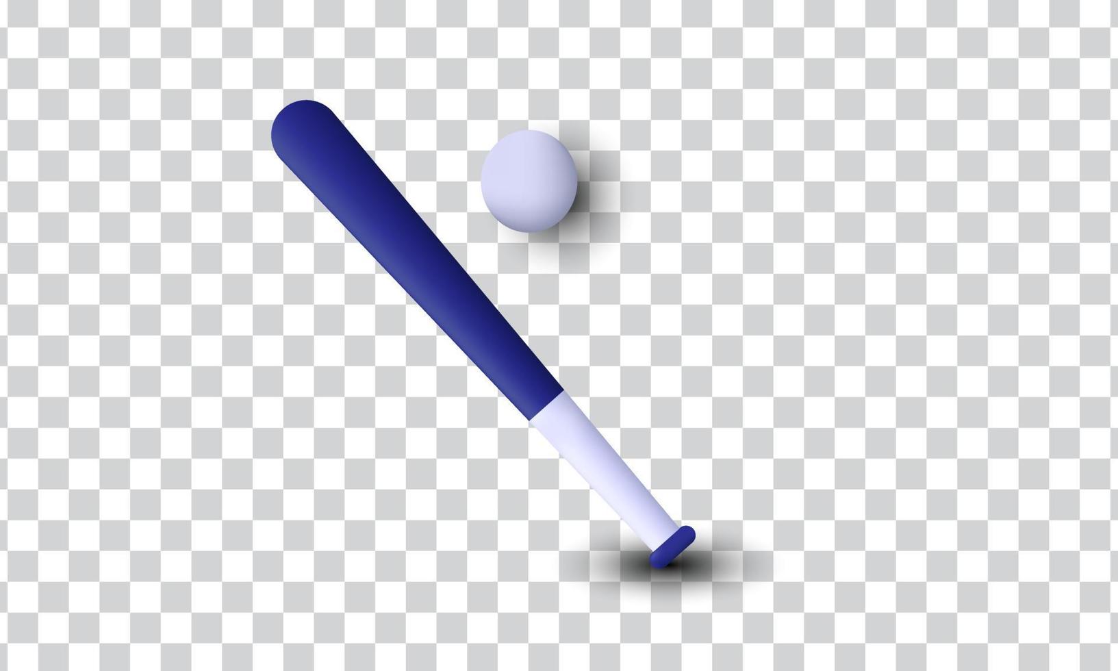 conception unique d'icône de baseball 3d isolée sur vecteur