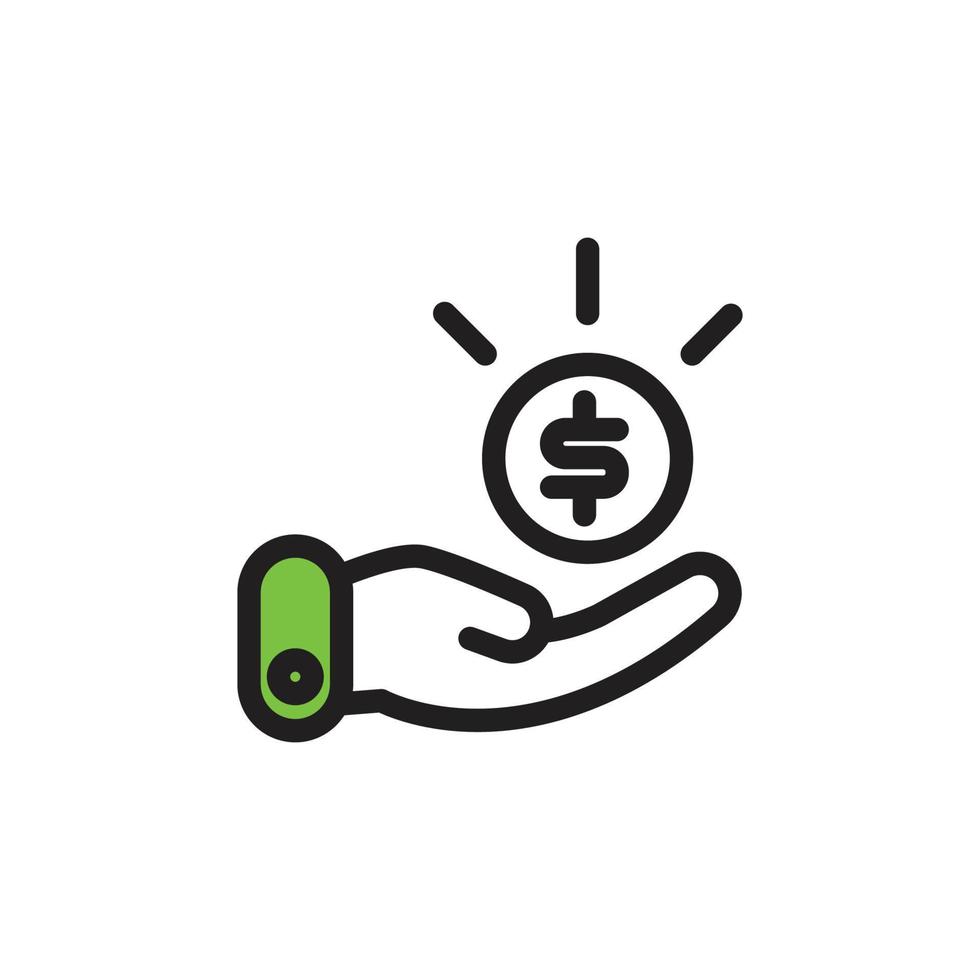 paiement, argent, illustration d'icône d'achat. icône vectorielle et création de logo. vecteur