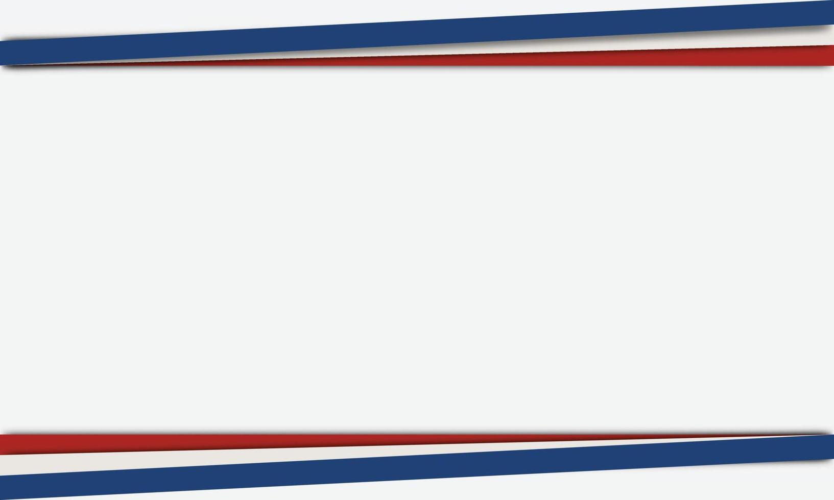 cadre abstrait de symboles patriotiques de couleur américaine avec espace de copie pour l'arrière-plan du texte. vecteur